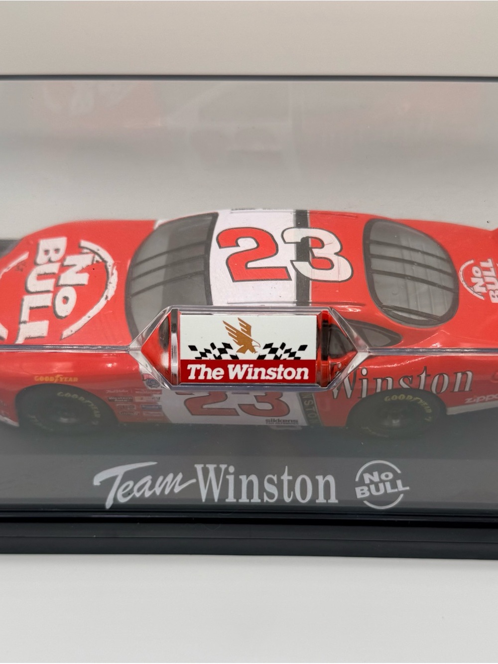 The Winston #23 Red White Racing Car Diecast Jimmy Spencer